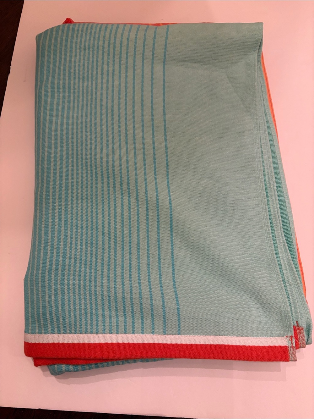 Zenith Orange and Blue Beach Towel - Picture 7 of 8